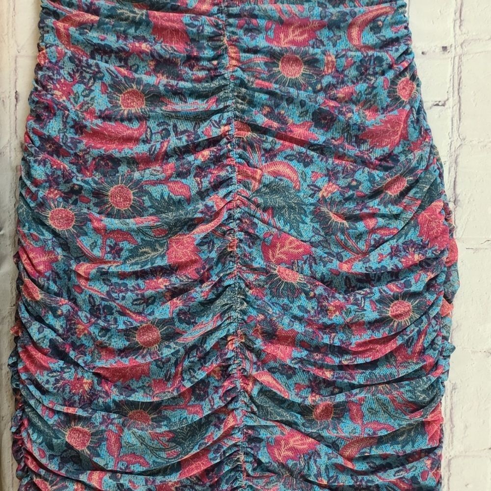 House of Harlow 1960 - Floral Pink and Blue Midi Tank Dress - Picture 9 of 14